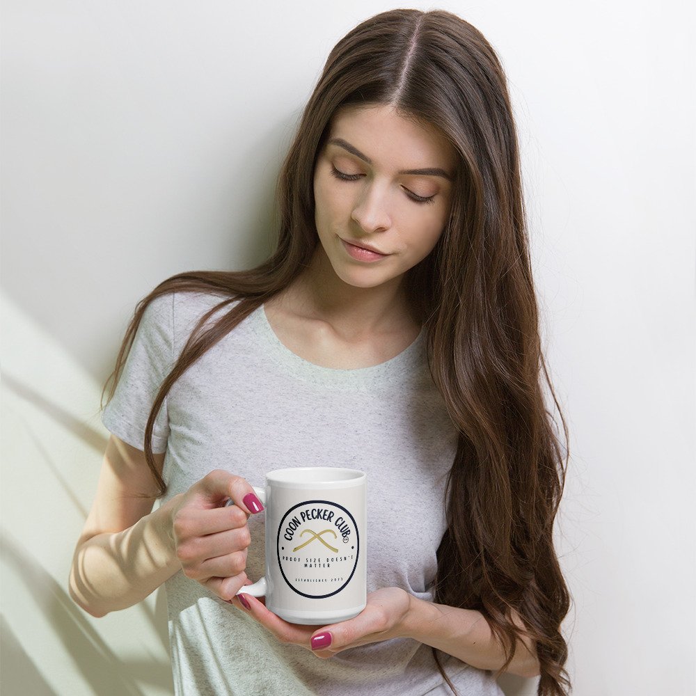 Shine Girl white glossy 15 ounce ceramic mug
